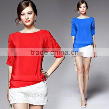 2017 New Tops Ladies Long Sleeve Woman Chiffon Fashion Ladies Blouse