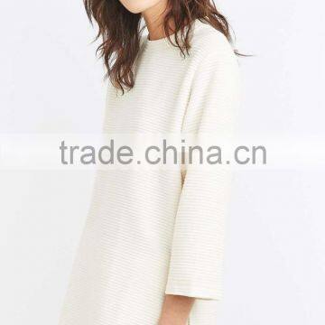 Best Selling Women 100% Polyester White Sweatshirt for Sale photo-2