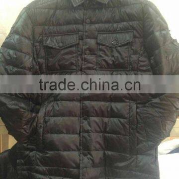 Mens Down Jacket High Quality Export Middle East Warm and Wearbale Anti-eletricity Comfortable Guanghzou Warehouse Stock 2017 photo-3