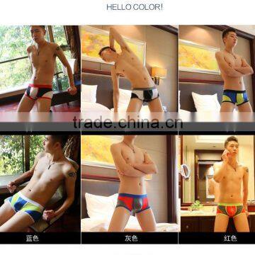 Custom 2016 New Arrival Cuecas Sey Cotton Stretch Men's Boer Football Athletic Sports Man Plain Underwear Pouch Enhancing Boers photo-3