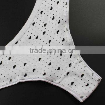 Stock Summer Style White Heart Print Cotton Underwear Women Everyday Women's Thongs Intimates Women Briefs Sey Panties Girls Bri photo-6