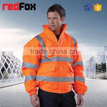 Wholesale Safety Reflective Bomber Jacket photo-3