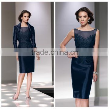 navy blue satin lace prom casual dress for beach party