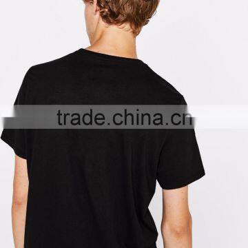 Customize Text Print T-Shirt For Man Stylish Discharge Printing Pattern Fashion Casual Tee 100% Pure Cotton Material Soft Short photo-3