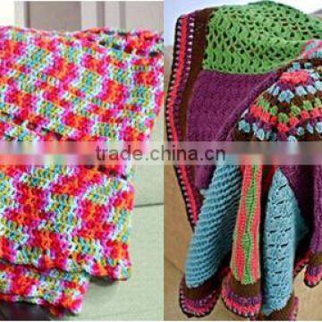 2017 High Quality Soft Hand Crochet Blanket photo-5