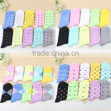 Zm21803a Candy Color Women Ankle Socks Wholesale Ladies Horiery photo-2