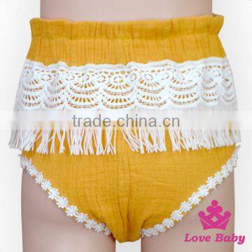 Unisex 0-1years Infant Clothes Plain Color Lace Tassles Newborn Baby Size Toddler Beach Bubble Shorts Diaper photo-6
