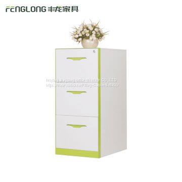 steel office furniture knock down high quality luoyang office metal 3 drawer file cabinet