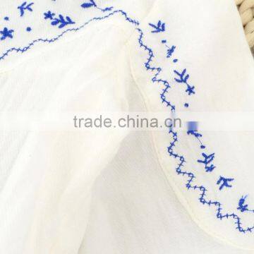 S33524W Girls Blouse Flower Embroidery Korea Style Sweet Blouses photo-6