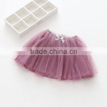 S60644B 2017 New Girls Skirt Autumn Candy Color Gauze Children's Princess Tulle Skirts photo-4