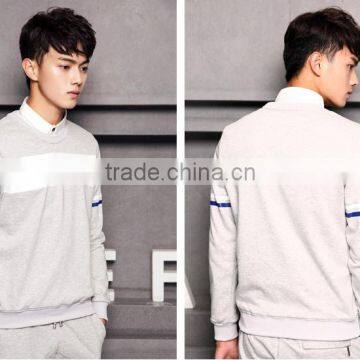 Teenagers Autumn Tide Male Hoodie Sets Round Collar Male Money Academy for Sports Leisure Wind Thin Coat of Cultivate One's Mora photo-3