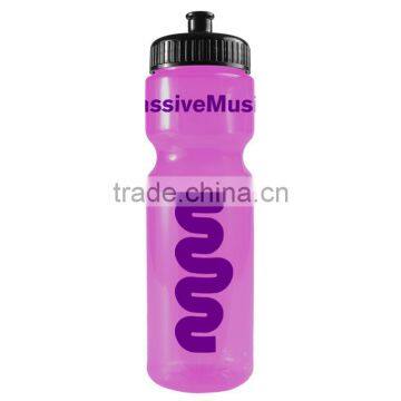 USA Made 28 oz Transparent Sports Bottle With Push And Pull Lid - BPA/BPS-free, FDA Compliant and Comes With Your Logo photo-3