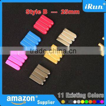 MOQ:100pcs - Lace Kings DIY Gold Luxury Shoe Lace Aglets (Set of 4) - Customized Logo/Package/Color Lace Tips for Sneaker Sports photo-6