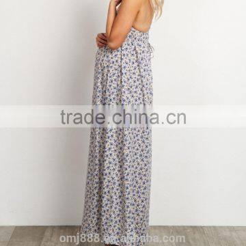 Sexy Women Plus Size Clothing Floral Embroidery Maternity Maxi Dress photo-2