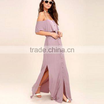 Fashion Chiffon Women Clothing Wholesale Sleeveless v Neck Long Summer Beach Maxi Dress photo-2