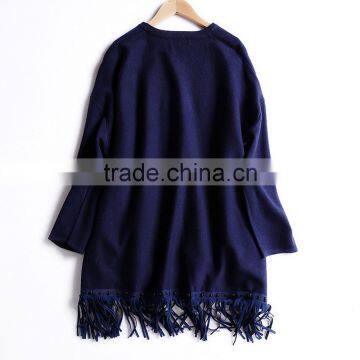 Hot Selling Beautiful Loose Tassels Lady Fashion Dress for Sale photo-4