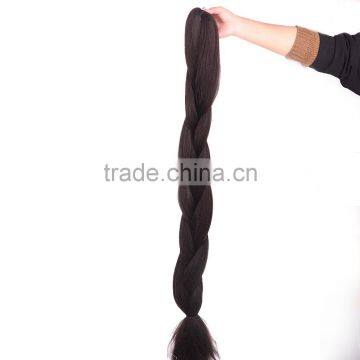 Hot Selling Comfortable and Soft Touch Black Little Girls Ponytail Hair Extensions photo-3