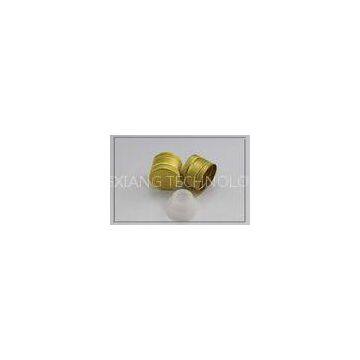 Olive Oil Packaging Aluminium Bottle Cap With Logo Debossing , 31mm24mm