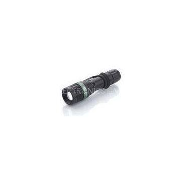 Portable Durable zoom Aluminum Cree LED Flashlight with Clip , 5W