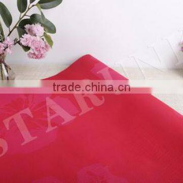 Colorful Pvc Coated Nets Red Chinese Brocade Fabric photo-2