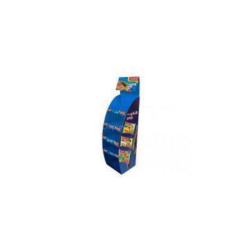 Corrugated Cardboard Display with Cambered Stand ENTD042 for candy shows