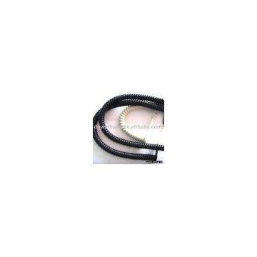 black and white telephone cable