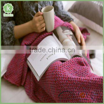 Burgundy Kids Handmade Mermaid Tail Blankets photo-4