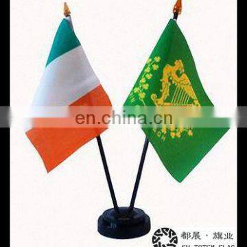 Desk Banner , Plastic Table Flag Banner , Telescoping Table Banners