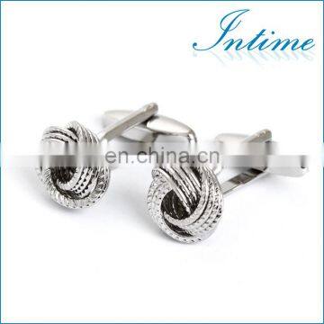 Good Quality Silver Mental Knot Cufflinks for Mens