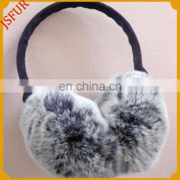 Warm Winter Headwear Motorcycle Rex Rabbit Fur Earmuffs