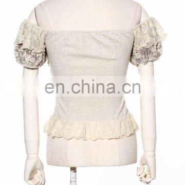 Steampunk Long Sleeve Shirt With Choker-collar photo-3