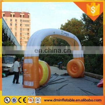 2017 Advertising Inflatable headset arch For Promotional C-371