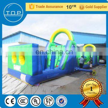 Golden Supplier toys kids wipeout course sale inflatable tunnel rental for wholesales