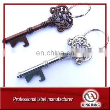 Wholesale Cheap Stock Items Custom Metal Souvenir Sliver /Bronze Vintage Key Opener