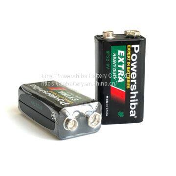 China Supplier Cheap 9v 6f22 006p Battery Powershiba 9 Volt Carbon Battery photo-2
