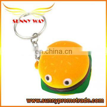 Wholesale custom PU bread Keychain