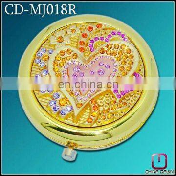 gift crystal compact mirror CD-MJ018R