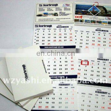 Custom best selling magnetic calendar