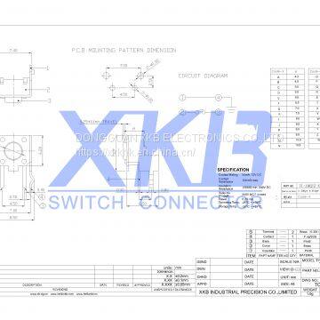 Pin Type 6.0x6.0 Side Operation With Bracket, Strength Can Be Customized Tact Switch photo-2