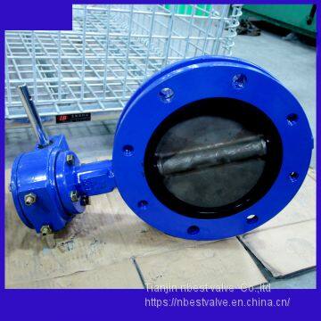 U Type Double Flange Connection Butterfly Valve 1.4529disc photo-3