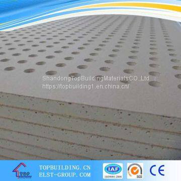 Perforated Gypsum Ceiling Tile / Acoustic Gypsum Ceiling