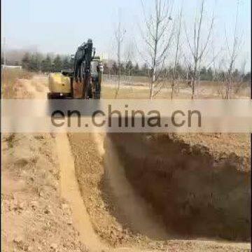 7.5 ton hydraulic four-wheel mini digger wheeled excavator