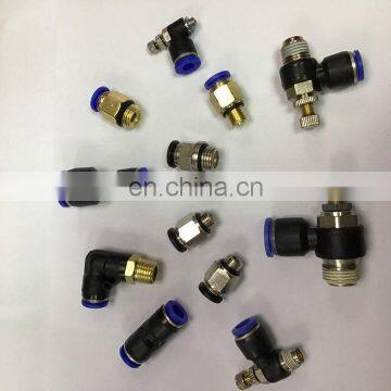 Copper Threaded Straight Joints, Tracheal Push-in Fittings, Pneumatic Components photo-3