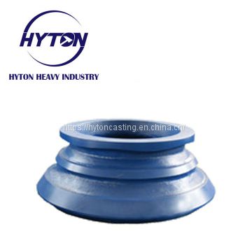 crusher parts of high manganese steel suit  hp100 metso cone crusher