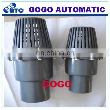 Grey PVC Foot Valve Plastic pvc foot valve