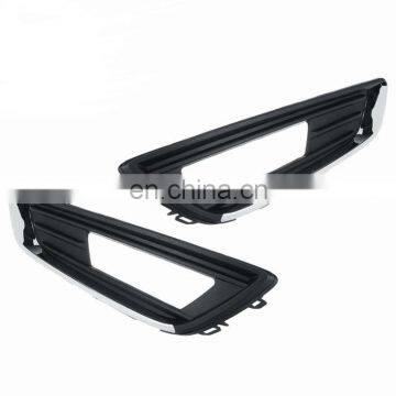 Wholesale Car fog light frame cover fog light grille for Ford Focus 2015-2018 original car High-equipped with Chrome