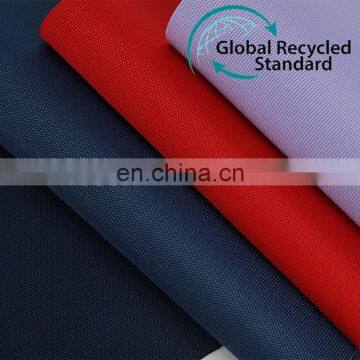 Eco-friendly 100% RPET Recycled Waterproof/Flame Retardant Oxford/Taffeta/Peach Skin/Nylon/Pongee/Satin Fabric photo-4