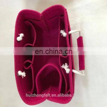 Felt Cosmetic Make Up Handbag Purse Organizer Bag photo-5