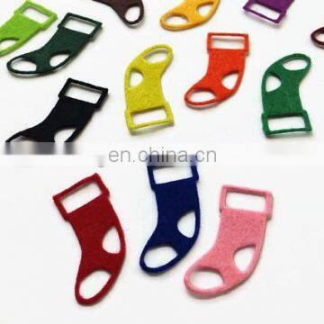 Factory Supply Polyester Felt Christmas Stocking Die Cut for Christmas Decorations photo-3