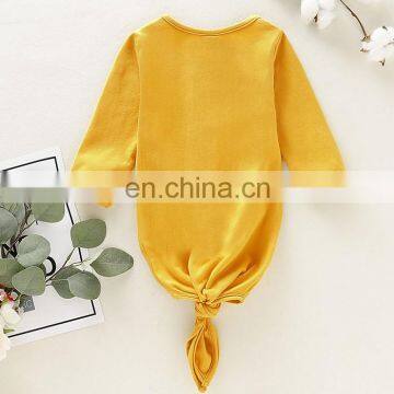 Multi Colors Cotton Newborn Baby Sleepsack Knotted Baby Sleeping Bag photo-2